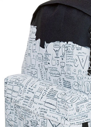 x Basquiat Day Pak'r Siyah Beyaz Erkek Sırt Çantas - Görsel 6