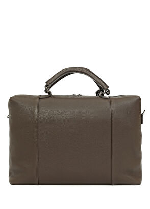 Kahverengi Erkek Deri Laptop Çantası - Görsel 5