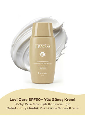 Luviora Organics Care Hassas Ciltler İçin SPF50+ Yüz Bakım ve Güneş Kremi 50 ml - 6