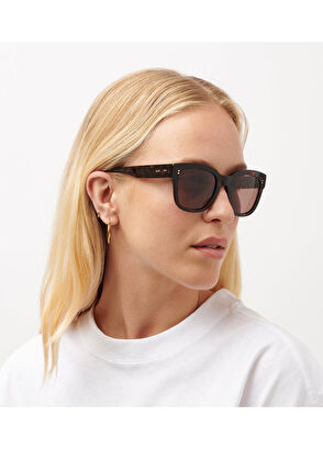 MessyWeekend Cophenagen Liv Bio Acetate Coffee Unisex Sunglasses - 6