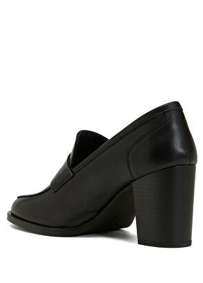 Beymen Club Siyah Deri Topuklu Ayakkabı - 3