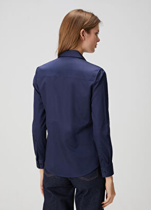 Beymen Club Slim Fit Non Iron Klasik Lacivert Gömlek - 5