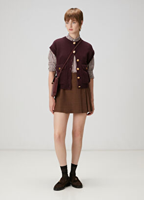 Beymen Club Plum Knit Vest - 3