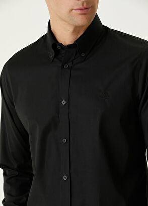 Custom Fit Black Non-Iron Shirt Beymen Club Custom Fit Black Non-Iron Shirt - 6