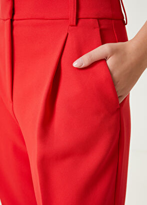 Kırmızı Pileli Pantolon Beymen Club Kırmızı Pileli Pantolon - 5