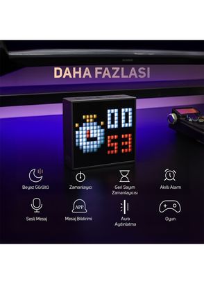Divoom Timebox Evo Bluetooth Hoparlör ve Times Gate Dijital Led Ekran Seti - 5