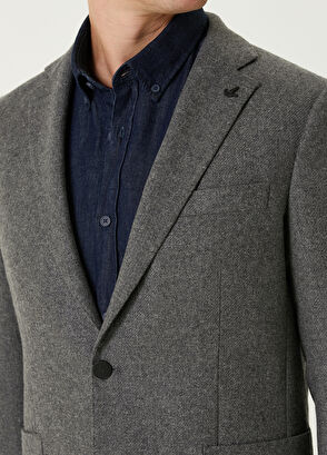 Beymen Club Gray Wool Coat - 6