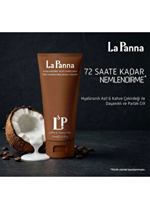 La Panna Beauty Coffee Coconut Milk Vücut Kremi 200 ml x2 - 5