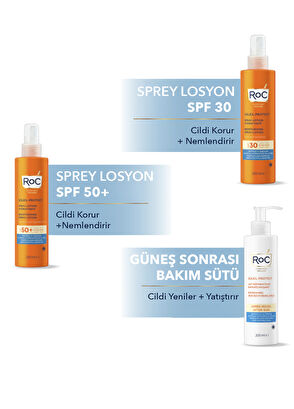 Roc Moisturising Spray Lotion SPF30 Nemlendirici Vücut Güneş Kremi  200 ml - 3