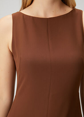 Beymen Club Brown Midi Dress - 6