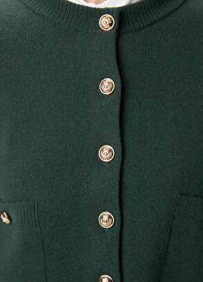 Beymen Club Green Wool Knit Cardigan - 6