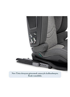Inglesina Cartesio i-Size Isofix 7 Stage Head Restraint Moon Grey Baby Car Seat - 7