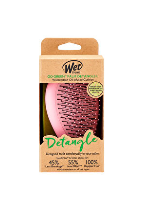 Wet Brush Go Green Palm Detangler Karpuz Çekirdeği Yağlı Saç Fırçası  - 6