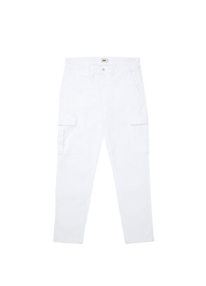 Beymen Club Beyaz Dar Paça Kargo Pantolon - 6