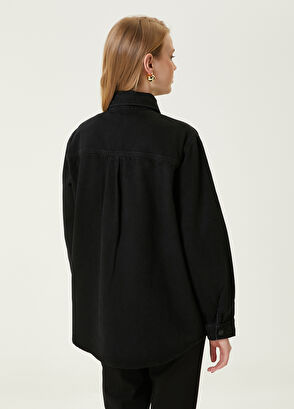 Beymen Club Black Stone Detailed Jean Shirt - 5