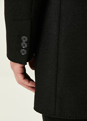 Beymen Club Black Felt Coat - 7
