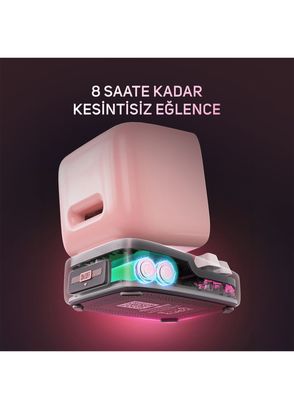 Divoom Ditoo Pro Pembe Bluetooth Hoparlör ve Ses Kayıt Özellikli LoveLock Hediye Seti - 8