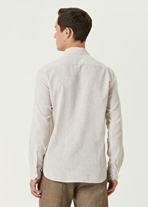 Beymen Club Slim Fit Bej Gömlek - 5