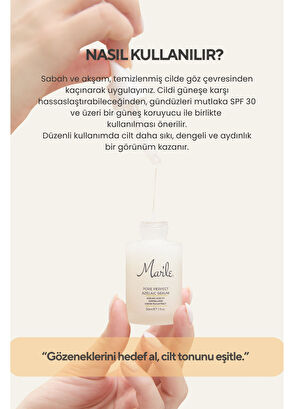 Mar'le Pore Perfect Gözenek Sıkılaştırıcı Azelaik Cilt Serumu 30 ml - 5