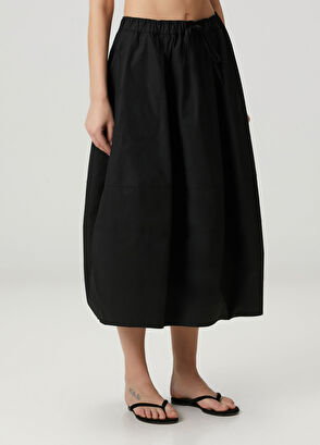 Polo Ralph Lauren Black Midi Balloon Skirt - 3