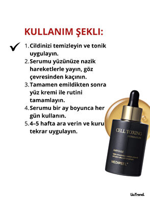 MEDIPEEL Cell Toxing Dermajou Ampoule Kök Hücreli Ampul M0046 Sıkılaştırıcı Cilt Serumu  100 ml - 5