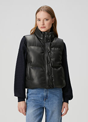 Beymen Club Black Puffer Vest - 3