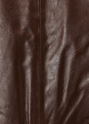 John Varvatos Kadd Kahverengi Deri Gömlek - 9