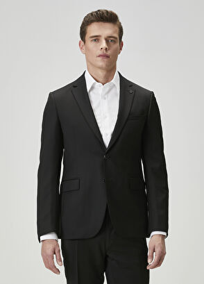 Beymen Club Drop 6 Black Classic Fine Wool Suit - 4