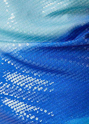 Beymen Club Multi-Colored Sequin Maxi Evening Dress - 6