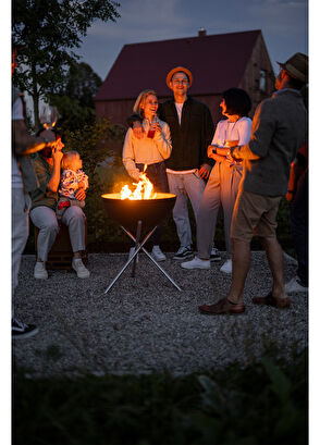 Decofire Hoefats Bowl 57 Tripod ve Barbekü Seti - 6