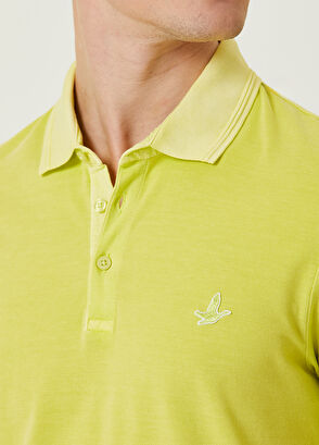 Beymen Club Slim Fit Yellow Polo Collar T-shirt - 6