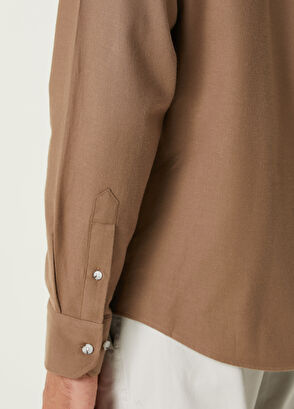 Beymen Club Comfort Fit Mink Shirt - 7