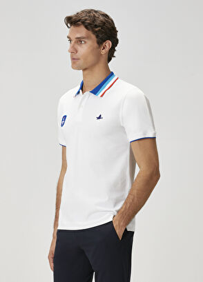 Beymen Club X Anadolu Efes Beyaz Polo Yaka T-shirt - 4