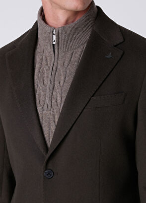 Beymen Club Brown Italian Cashmere Jacket - 6