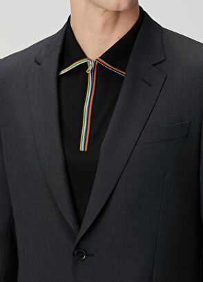 Antrasit Yün Takım Elbise - Görsel 7