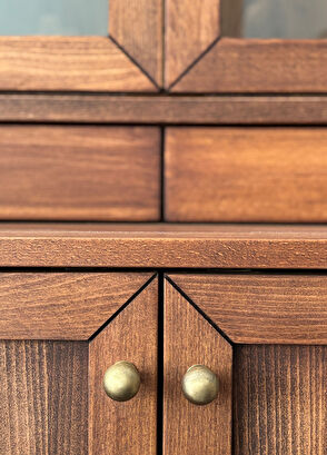 Wood Mood Works Exclusive Arabica Color Solid Wood Sideboard - 7