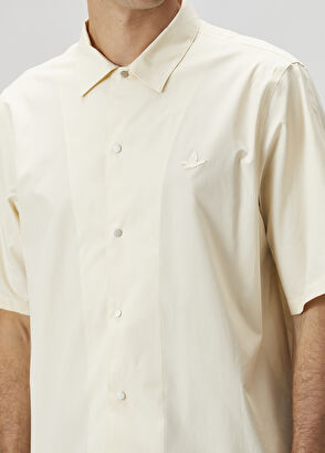 Beymen Club Krem Kısa Kollu Gömlek - 7