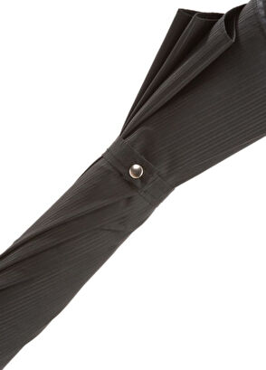 Pasotti Black Luxury Umbrella with Blue Stone Handle - 5