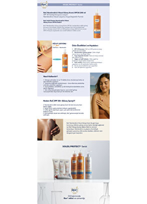 Roc Moisturising Spray Lotion SPF30 Nemlendirici Vücut Güneş Kremi  200 ml - 6