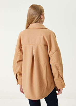 Beymen Club Beige Balloon Sleeve Outer Shirt - 6
