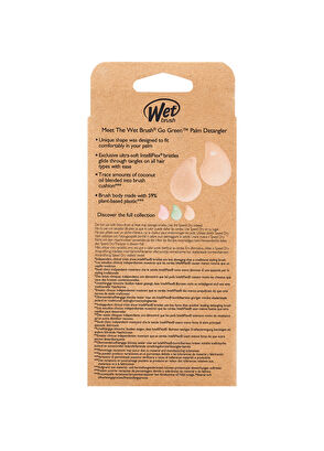 Wet Brush Go Green Palm Detangler Hindistan Cevizi Yağlı Saç Fırçası - 7