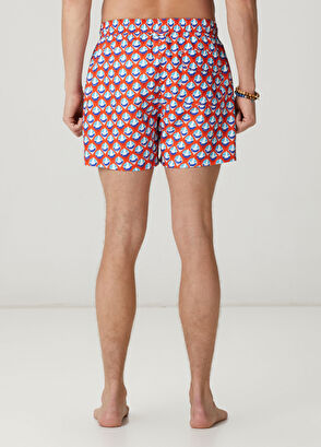 Beymen Club Red Goose Logo Short Swimsuit - 4