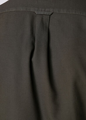 Beymen Club Comfort Fit Haki Pirinç Dokulu Gömlek - 8