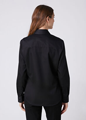 Beymen Club Slim Fit Non-Iron Siyah Gömlek - 6