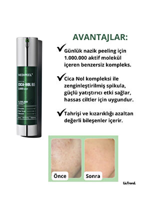 MEDIPEEL Phyto Cica-nol B5 3000 Shot Serum Spikül Ve Centella Içeren Pürüzsüzleştirici Cilt Serumu M0408 50 ml  - 3