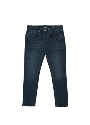 Beymen Club Slim Fit Lacivert Örme Jean Pantolon - 6