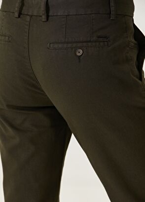 Beymen Club Slim Fit Haki Panama Dokulu Chino Pantolon - 5