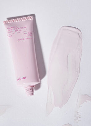 Celimax Heart Pink Tone Up Sun Cream SPF50+ Yatıştırıcı Güneş Kremi 40 ml - 3