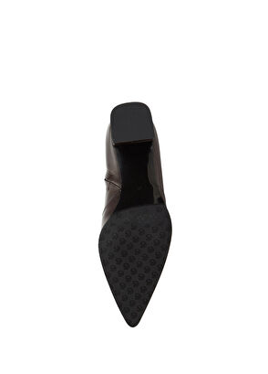 Kahverengi Kadın Deri Çizme - Görsel 6