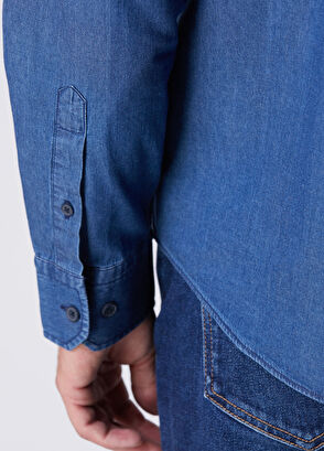 Beymen Club Comfort Fit Navy Blue Shirt - 7